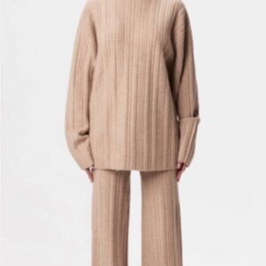 Naked Wardrobe Ribbed Knit Pants Size M